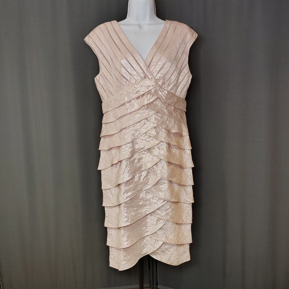 Adrianna Papell Rose Pink Dress size 10